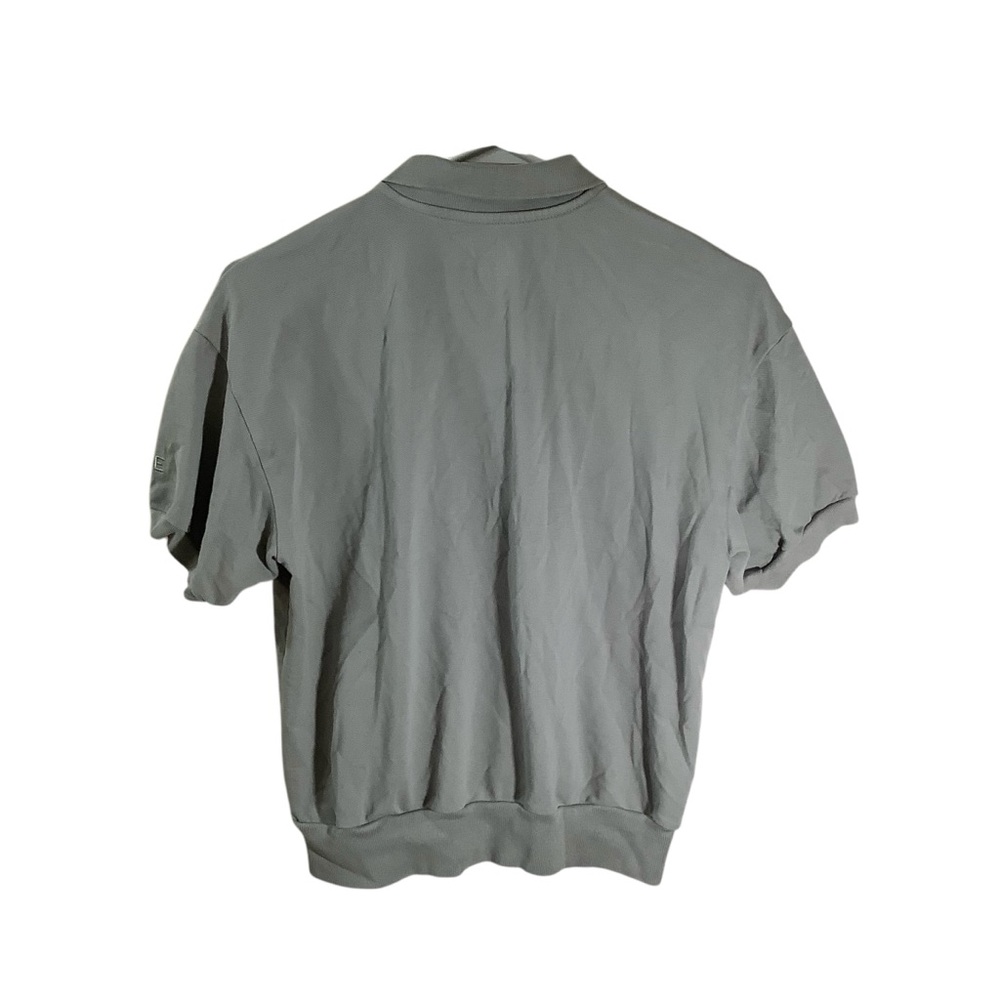 Everlane Organic Cotton Women's Polo Shirt, neutral sage color, size small - Picture 2 of 6